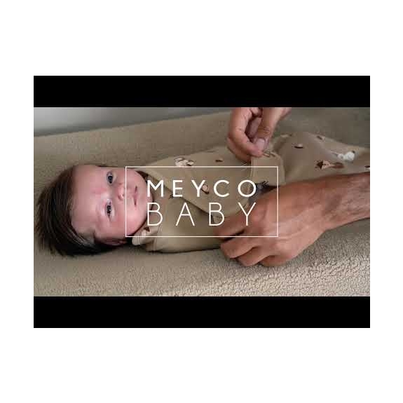 Meyco - Inbakerdoek Forest Animals - Sand - 0-3 Maanden