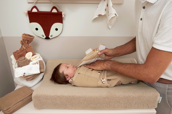 Inbakerdoek Forest Animals - Sand - 4-6 Maanden - 1.0 TO