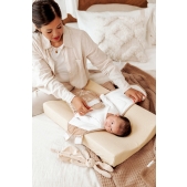 Gevoerde SwaddleMeyco Inbakerdoek Branches - Sand