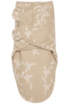 Gevoerde SwaddleMeyco Inbakerdoek Branches - Sand