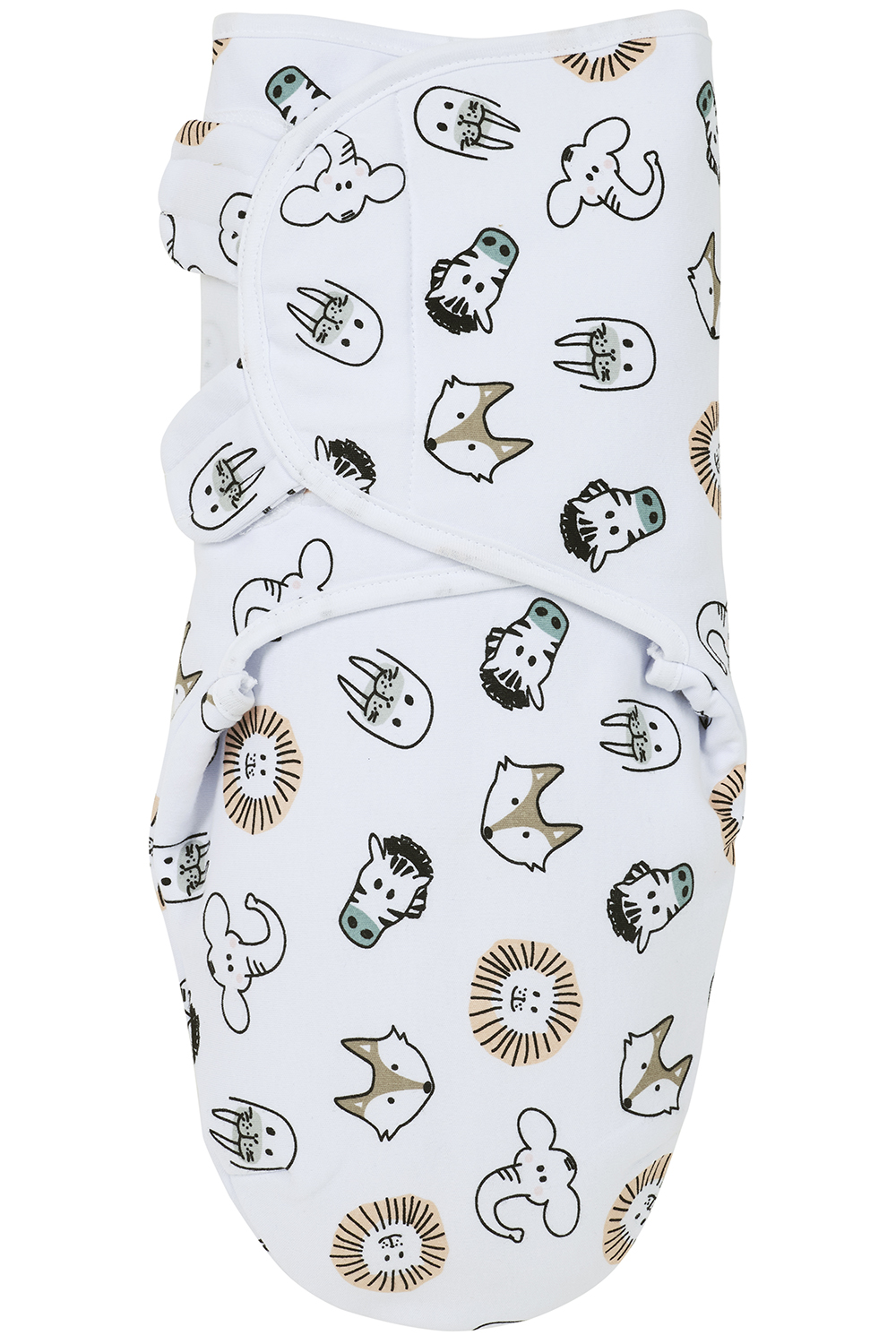 Gevoerde SwaddleMeyco Inbakerdoek Animal - Multicolour