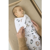Gevoerde SwaddleMeyco Inbakerdoek Animal - Multicolour