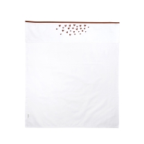 Meyco - Wieglaken met Hartjes - Camel - 75x100cm