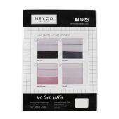 Meyco - Ledikantlaken met Bies - Wit - 100x150cm