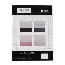 Meyco - Ledikantlaken met Bies - Wit - 100x150cm