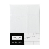 Meyco - Ledikantlaken met Bies - Wit - 100x150cm
