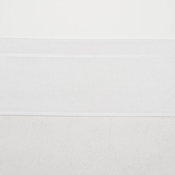 Meyco - Ledikantlaken met Bies - Wit - 100x150cm