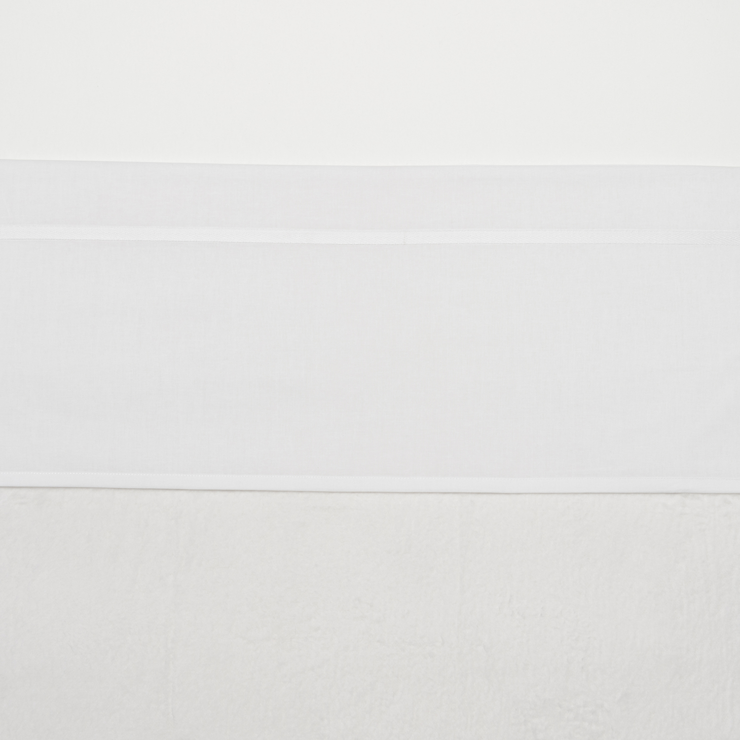 Ledikantlaken met Bies - Wit - 100x150cm - afbeelding 2