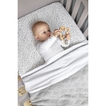 Ledikantlaken met Bies - Grijs - 100x150cm