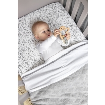 Meyco - Ledikantlaken met Bies - Grijs - 100x150cm