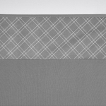Wieglaken Double Diamond - Grijs - 75x100cm