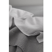 Ledikant Laken 2-Pack Grijs/Licht Grijs - 100x150cm