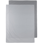 Ledikant Laken 2-Pack Grijs/Licht Grijs - 100x150cm