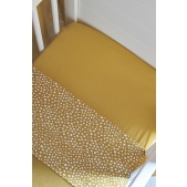 Meyco - Wieglaken Cheetah 2-pack - Honey Gold - 75x100cm