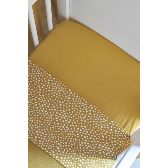 Meyco - Wieglaken Cheetah 2-pack - Honey Gold - 75x100cm
