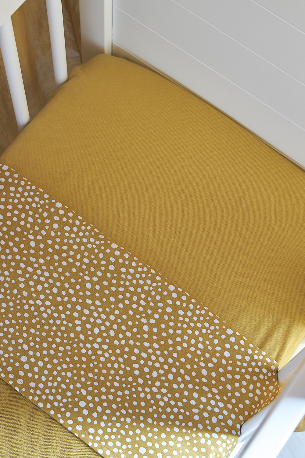 Wieglaken Cheetah 2-pack - Honey Gold - 75x100cm - afbeelding 2
