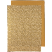 Meyco - Wieglaken Cheetah 2-pack - Honey Gold - 75x100cm