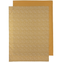 Meyco - Wieglaken Cheetah 2-pack - Honey Gold - 75x100cm