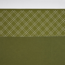 Meyco - Double Diamond Wieglaken - Avocado - 75x100cm