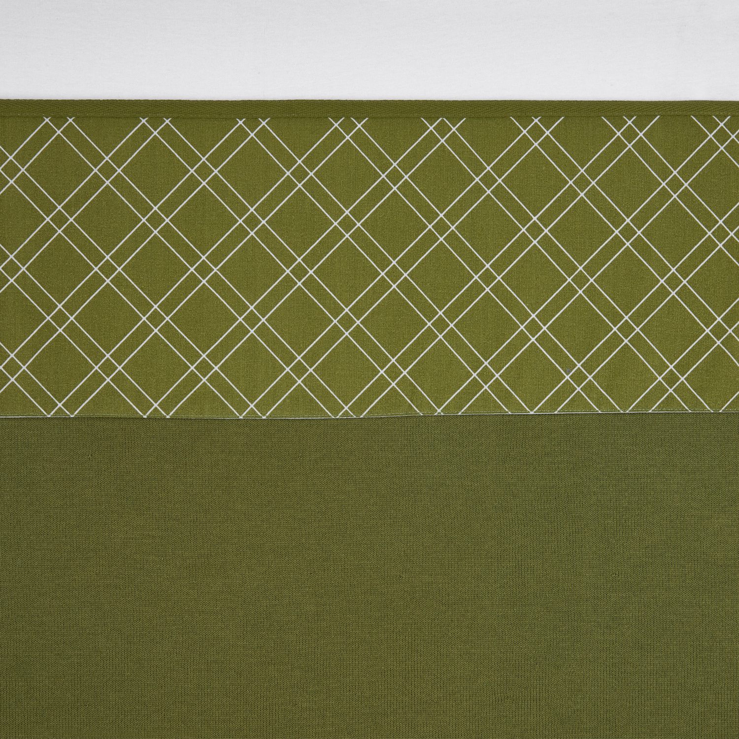 Double Diamond Wieglaken - Avocado - 75x100cm