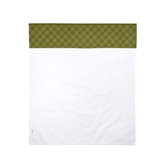 Meyco - Double Diamond Wieglaken - Avocado - 75x100cm