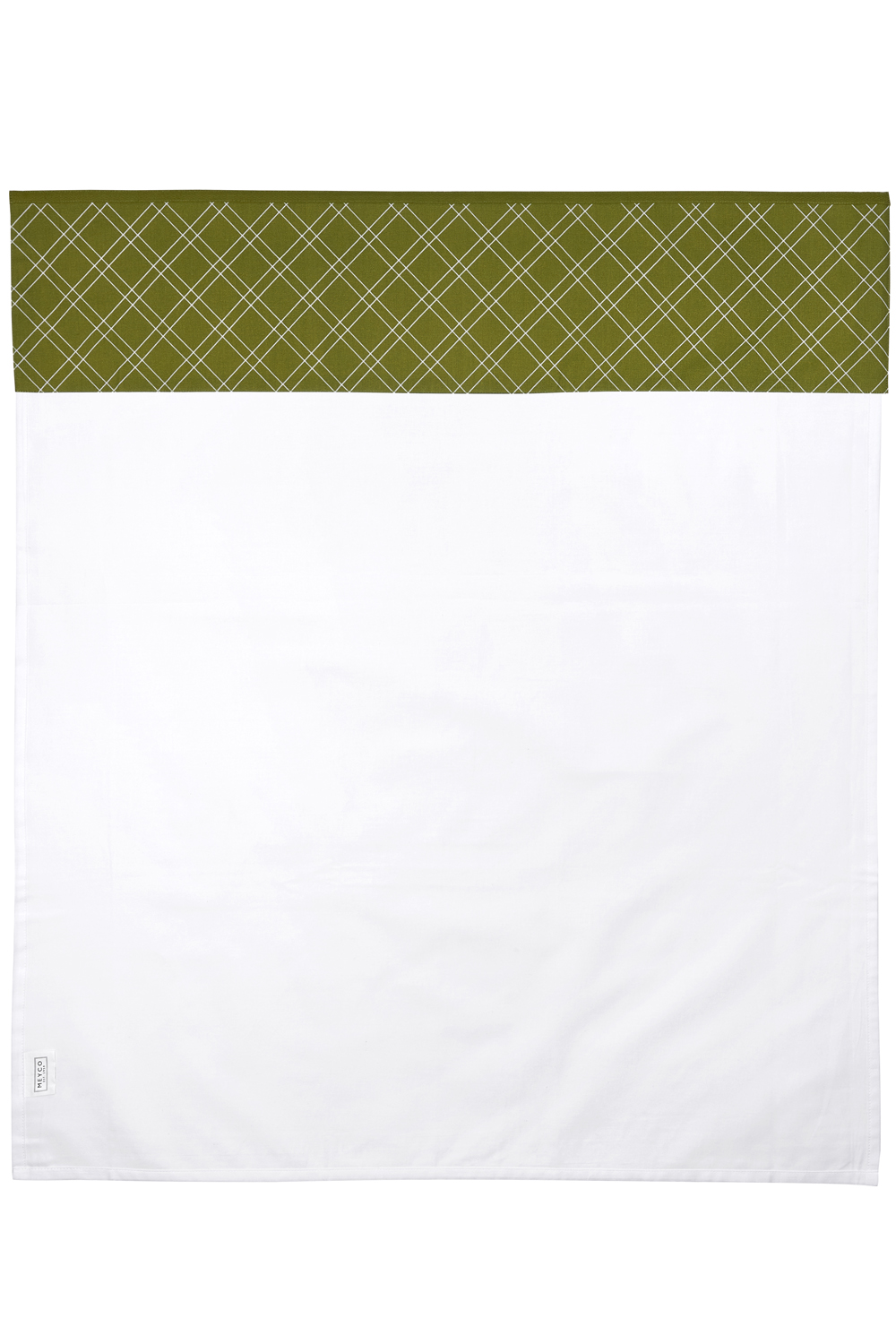 Double Diamond Wieglaken - Avocado - 75x100cm - afbeelding 2