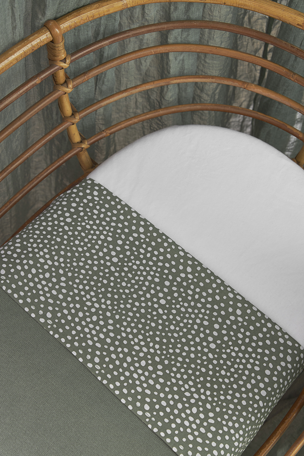 Ledikantlaken 2-pack Cheetah/Uni - bosgroen - 100x150cm - afbeelding 4