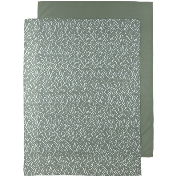 Ledikantlaken 2-pack Cheetah/Uni - bosgroen - 100x150cm