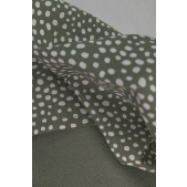 Ledikantlaken 2-pack Cheetah/Uni - bosgroen - 100x150cm