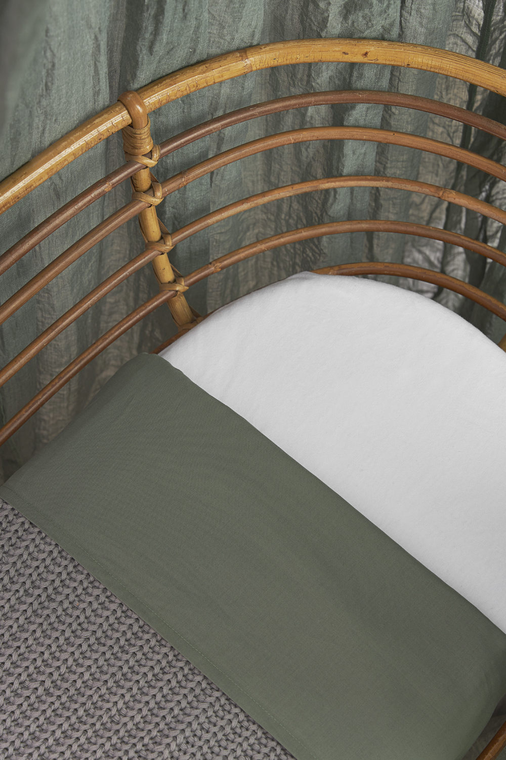 Ledikantlaken 2-pack Cheetah/Uni - bosgroen - 100x150cm