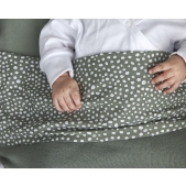 Ledikantlaken 2-pack Cheetah/Uni - bosgroen - 100x150cm