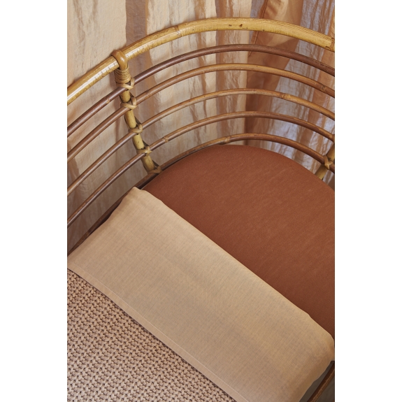 Meyco - Wieglaken 2-pack - Camel/Warm Sand - 75x100cm