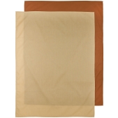 Meyco - Wieglaken 2-pack - Camel/Warm Sand - 75x100cm