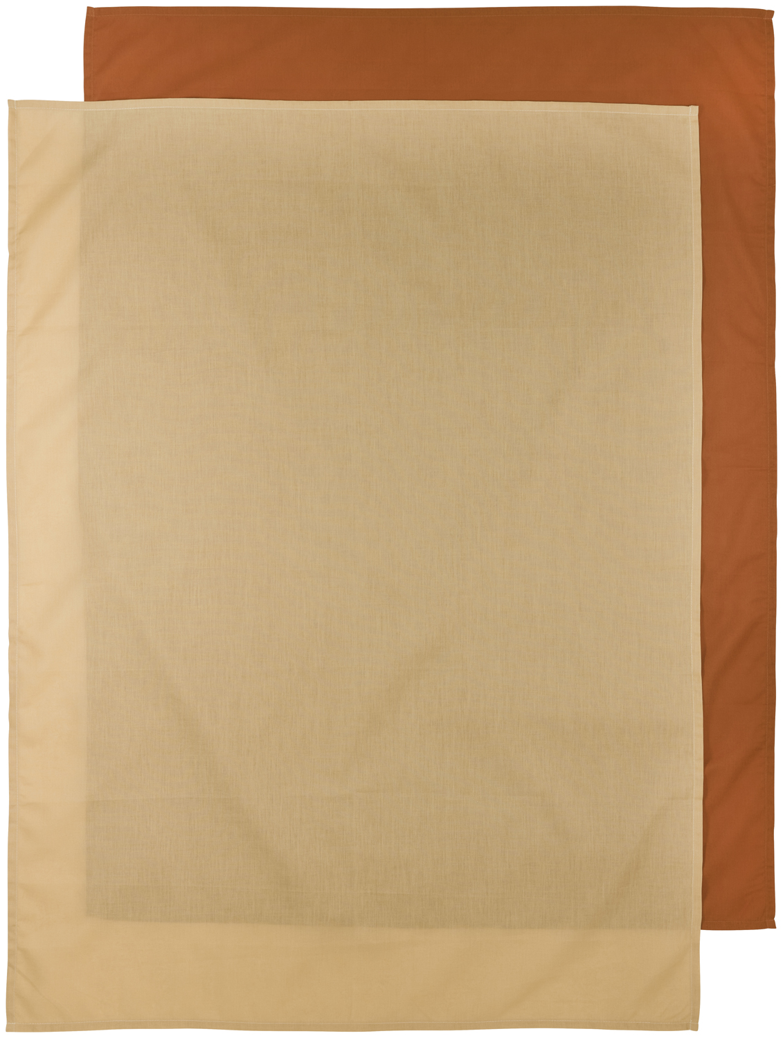 Wieglaken 2-pack - Camel/Warm Sand - 75x100cm - afbeelding 2