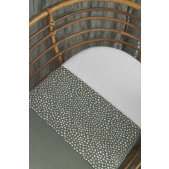 Wieglaken 2-pack Cheetah/Uni - Bosgroen - 75x100cm