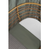 Wieglaken 2-pack Cheetah/Uni - Bosgroen - 75x100cm