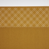Meyco - Wieglaken Double Diamond - Goud - 75x100cm