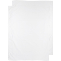 Meyco - Wieglaken 2-pack - Wit - 75x100cm