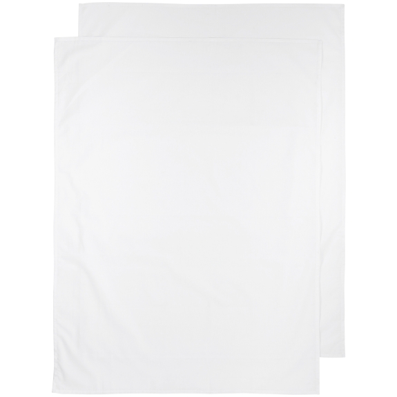 Meyco - Wieglaken 2-pack - Wit - 75x100cm