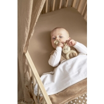 Meyco - Wieglaken taupe 75x100cm