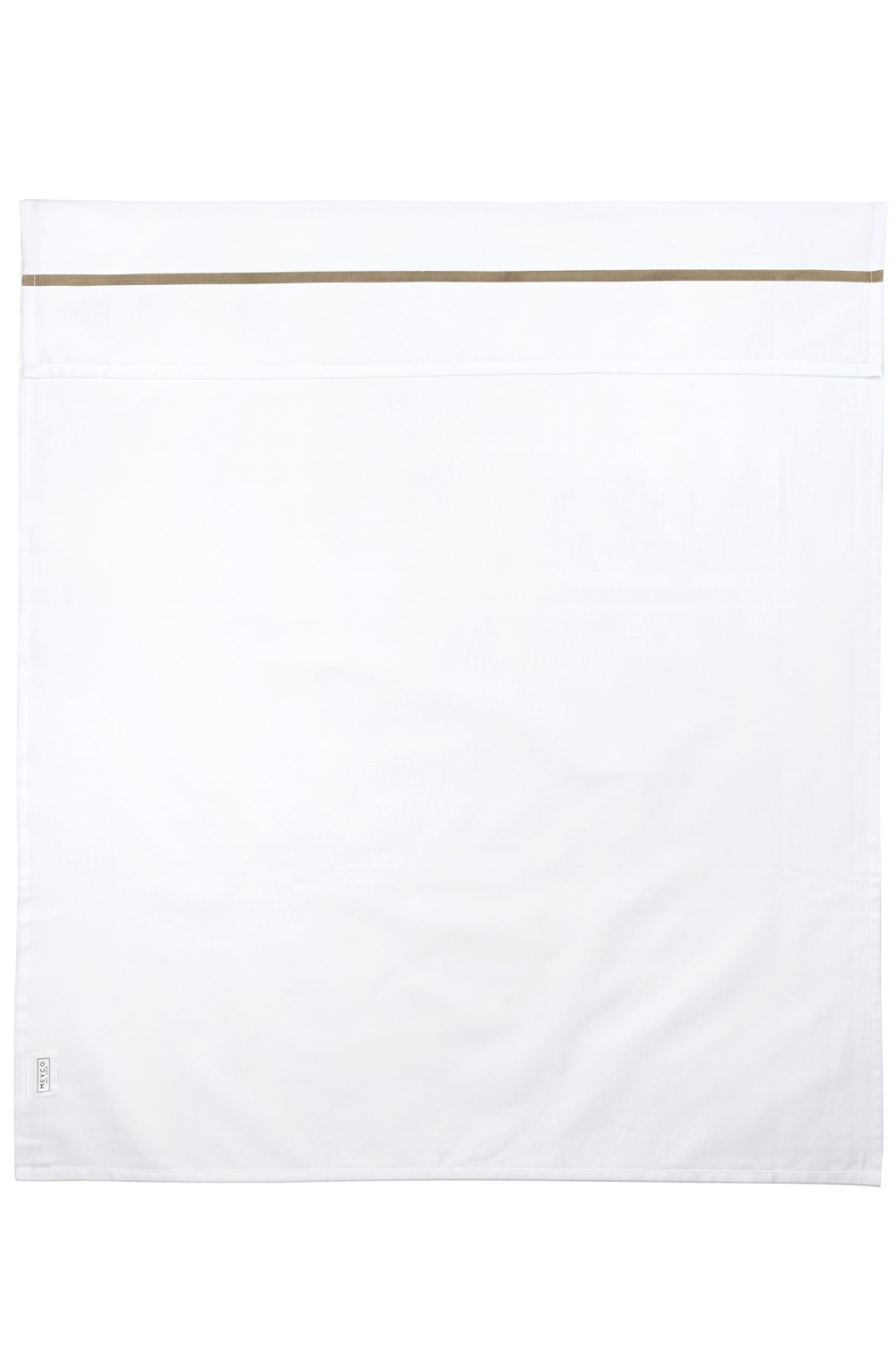 Wieglaken taupe 75x100cm - afbeelding 3