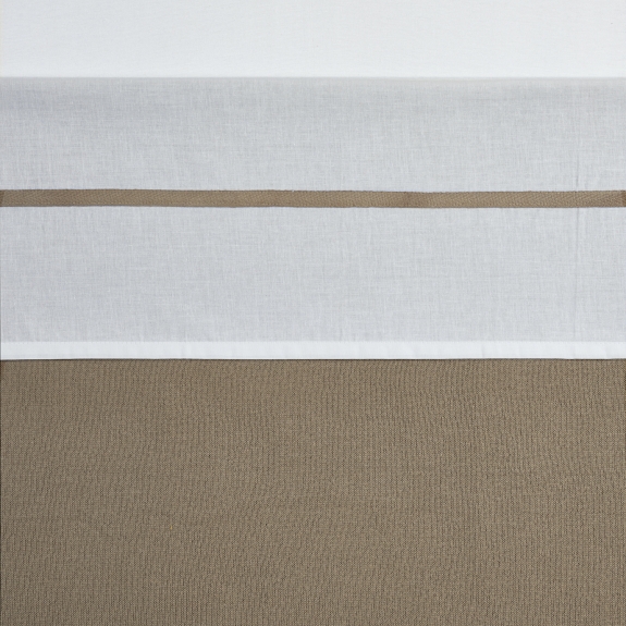 Meyco - Wieglaken taupe 75x100cm