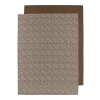 Ledikant Laken 2-Pack Cheetah/Uni - Chocolate - 100x150c