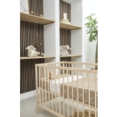 Meyco - Wieglaken Louis 2-pack - Taupe - 75x100cm