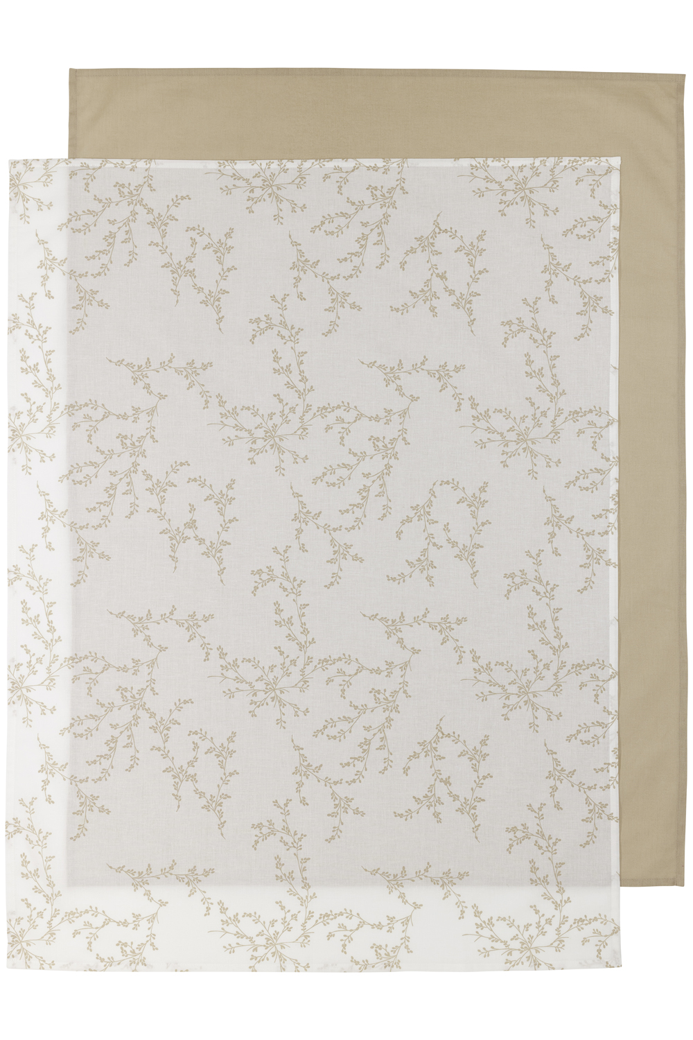 Branches Wieglaken 2-pack - Sand - 75x100cm - afbeelding 2