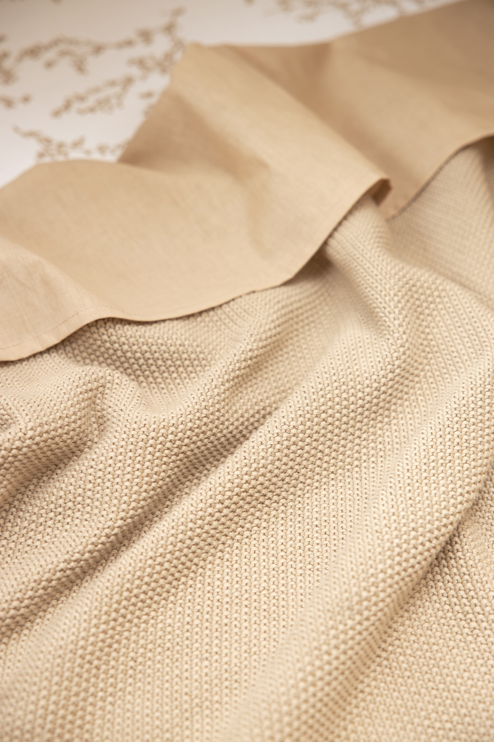 Branches Wieglaken 2-pack - Sand - 75x100cm - afbeelding 5