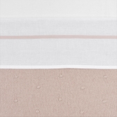 Meyco - Ledikantlaken met Bies - Soft Pink - 100x150cm