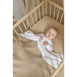 Wieglaken met Bies - Sand - 75x100cm