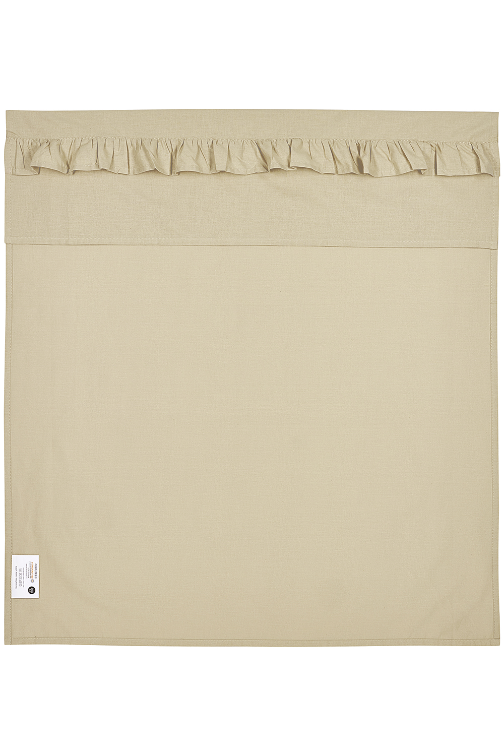 Wieglaken Ruffle - Sand - 75x100cm - afbeelding 4