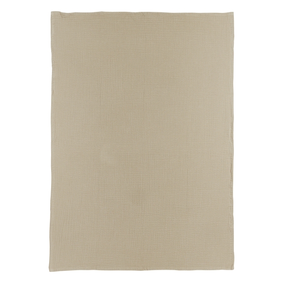 Meyco - Ledikant Laken Hydrofiel Uni - Sand - 100x150cm